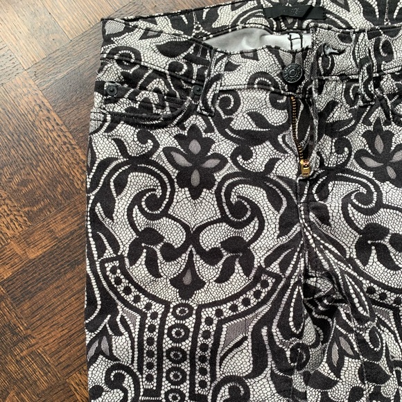 7 For All Mankind Patterned Jeans size 24 - Picture 9 of 13